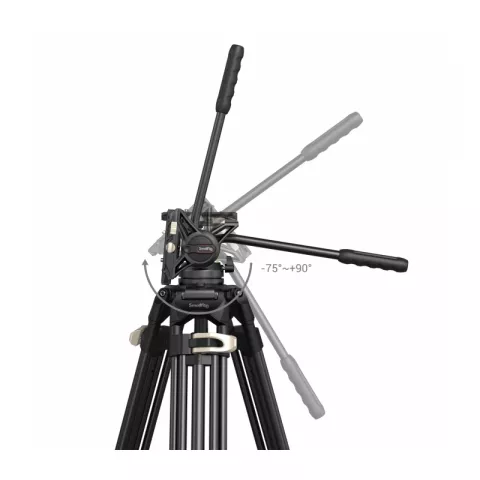 SmallRig 3751 штатив AD-01 с видеоголовой/алюминиевый Heavy-Duty Fluid Head Tripod