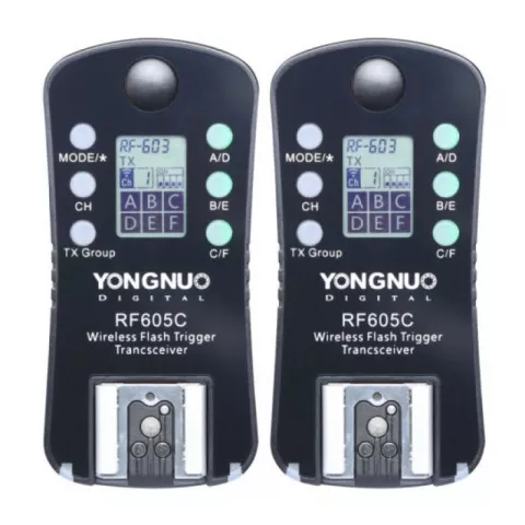 Радиосинхронизатор YONGNUO RF-605 C 2,4 Ghz для вспышек Canon