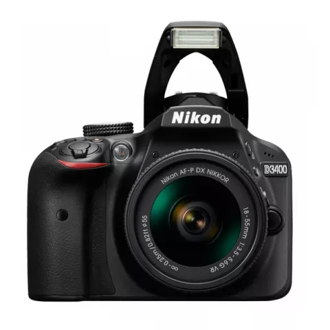 Зеркальный фотоаппарат Nikon D3400 Kit 18-55 VR AF-P Black