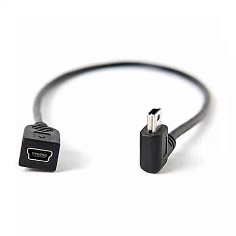 Кабель Tether Tools TetherPro USB 2.0 to Mini-B 5-Pin Left Angle Adapter 30cm Black (CU5463LT)