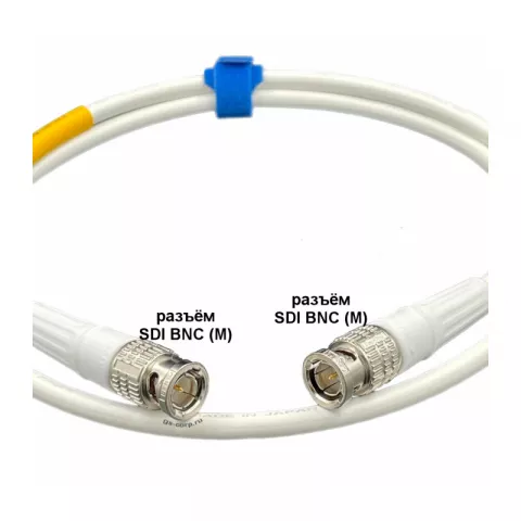 GS-PRO 12G SDI BNC-BNC (mob) (white) 1 метр мобильный/сценический кабель (белый)