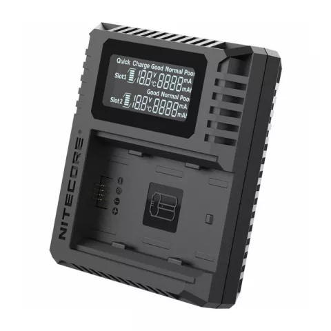 Зарядное устройство Nitecore FX3 с 2 слотами для аккумуляторов Fujifilm NP-W235