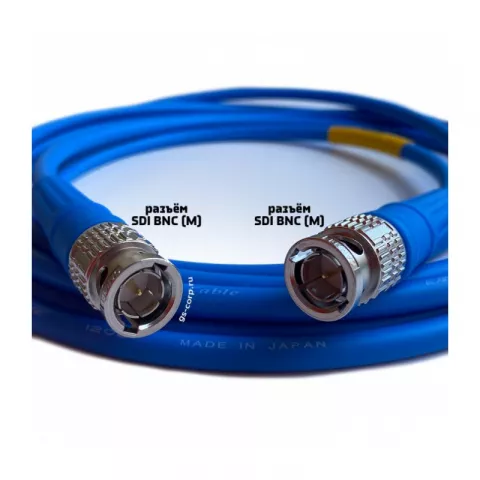 GS-PRO 12G SDI BNC-BNC (mob) (blue) 15 метров мобильный/сценический кабель (синий)