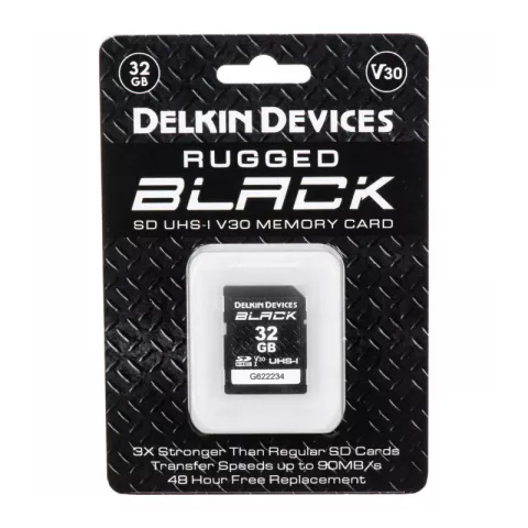 Delkin Devices Black Rugged SDXC 32GB UHS-I V30 90/90Mb/s (DDSDBLK-32GB)