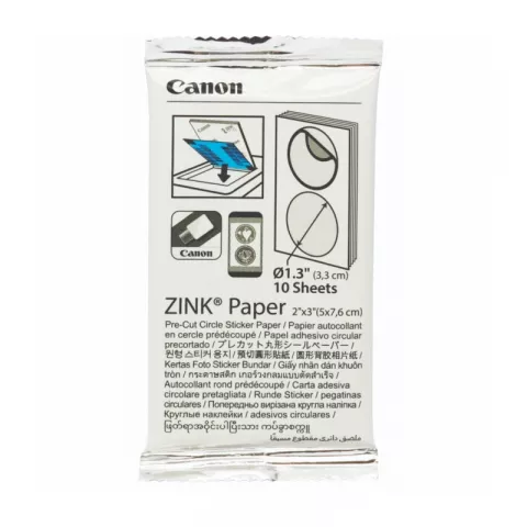 Карманный принтер Canon Zoemini Rose Gold/White+ Фотобумага Canon ZINK ZP-2030 + Мягкий текстильный чехол