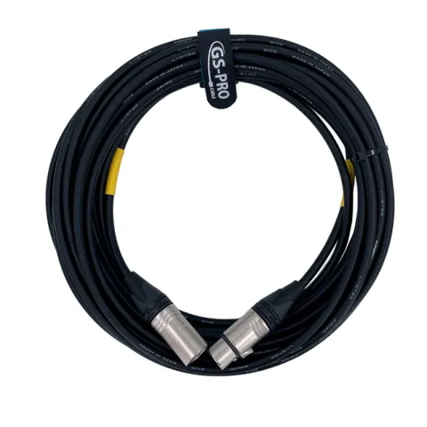 GS-PRO XLR3F-XLR3M 7 метров балансный микрофонный кабель (черный)