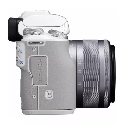 Цифровая камера Canon EOS M50 Kit EF-M 15-45mm f/3.5-6.3 IS STM белая 