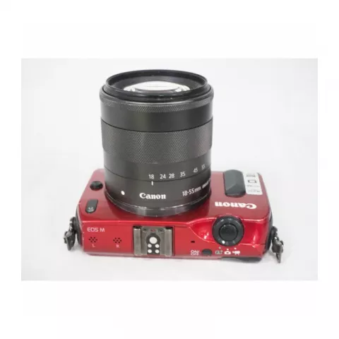 Canon EOS M Kit EF-M 18-55mm f/3.5-5.6 IS STM Red (Б/У)