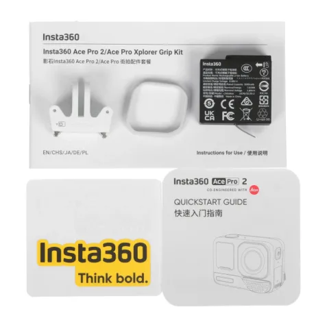 Insta360 Ace Pro 2 (Arctic White) | Xplorer Bundle (Moonlight Silver)