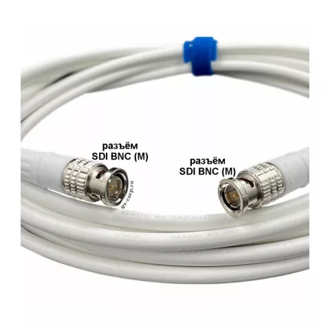 GS-PRO 12G SDI BNC-BNC (mob) (white) 5 метров мобильный/сценический кабель (белый)