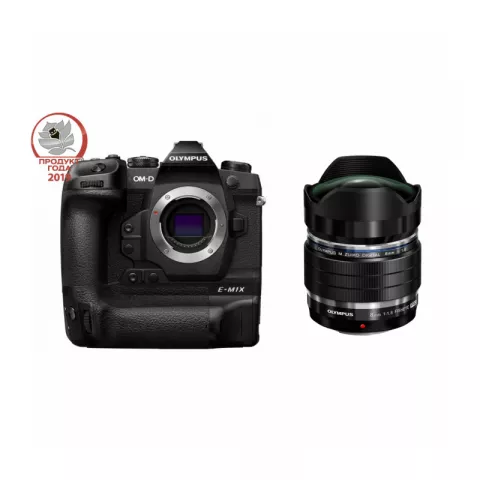 Цифровая фотокамера Olympus OM-D E-M1X Kit ED 8mm Fisheye f/1.8 Pro M.Zuiko Digital