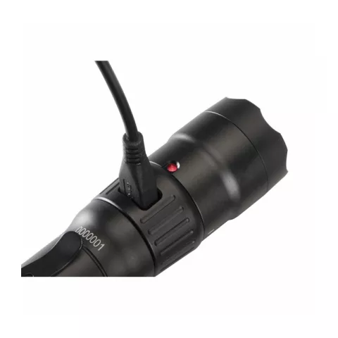 Средний тактический аккумуляторный фонарь Peli, черный 7600,3-COLOR LED LI-ION RCHRG,BK,PELI