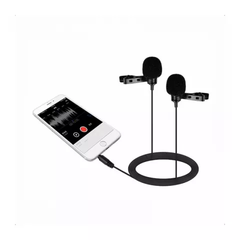 Двойной петличный микрофон Boya BY-LM400 для смартфона