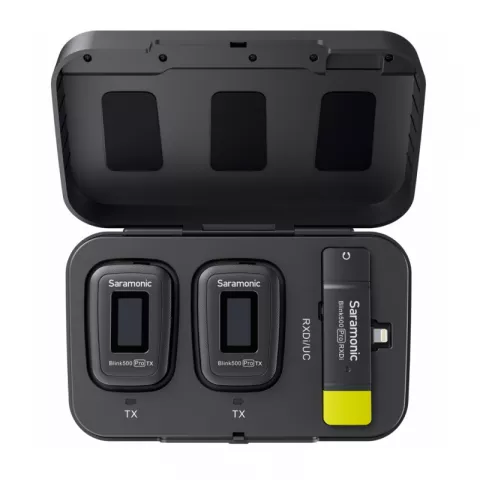 Saramonic Blink500 Pro B4 (TX+TX+RXDi) радиостистема приемник и 2 передатчика с кейсом-зарядкой