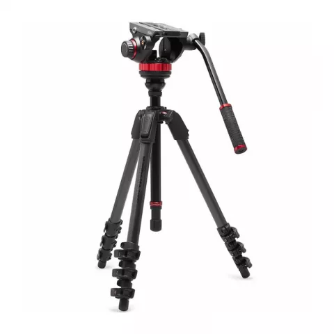 Manfrotto MVK502055XPRO3V штатив алюминиевый. MT055ХPRO + голова MVH502AH  + колона 190LC 