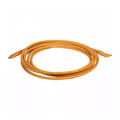 Кабель Tether Tools TetherPro Optima 10G USB-C, 3м с угловым разъемом Orange [CUC10RTG2-ORG]