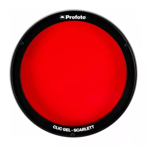 Цветной фильтр для вспышки A1/A1X/C1 Plus Profoto 101014 Clic Gel Scarlett 