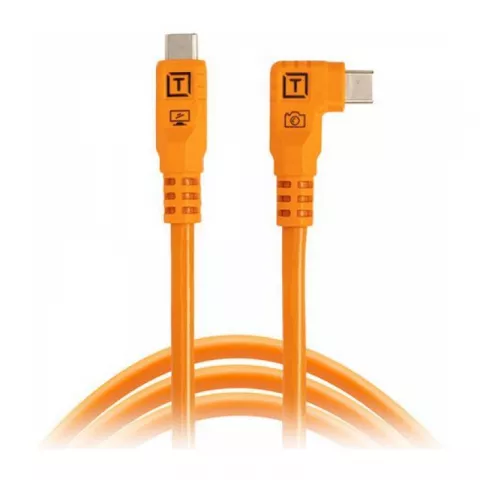 Кабель Tether Tools TetherPro Optima 10G USB-C, 3м с угловым разъемом Orange [CUC10RTG2-ORG]