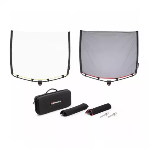 Manfrotto LR1911 Комплект из двух складных флагов с шифт-адаптерами 45х60см (18