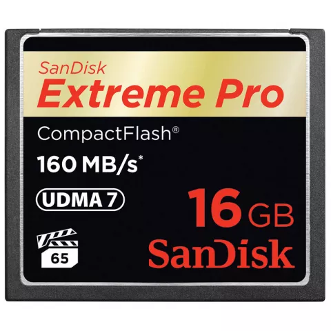 Карта памяти SanDisk Extreme Pro CompactFlash 160MB/s 16GB SDCFXPS-016G-X46