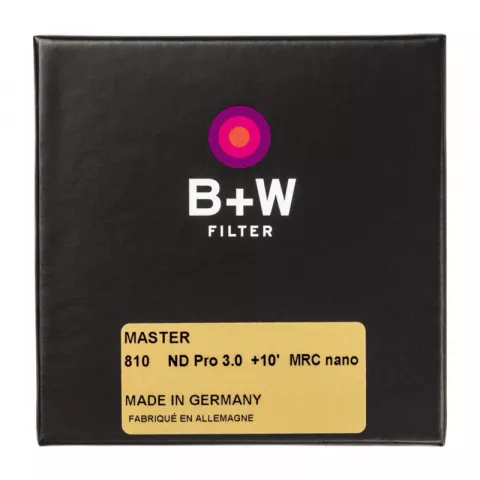B+W MASTER 810 ND MRC nano 82mm нейтрально-серый фильтр плотности 3.0 для объектива (1101617)