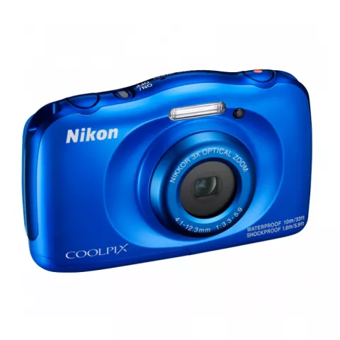 Фотокамера Nikon Coolpix W100 голубой