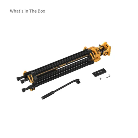 SmallRig 5523 штатив AD-01 (BumbleBee Edition) с видеоголовой/алюминиевый Heavy-Duty Fluid Head