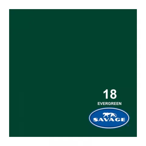 Savage 18-1253 EVERGREEN Фон бумажный Темно-зеленый 1,35 х 11 метров