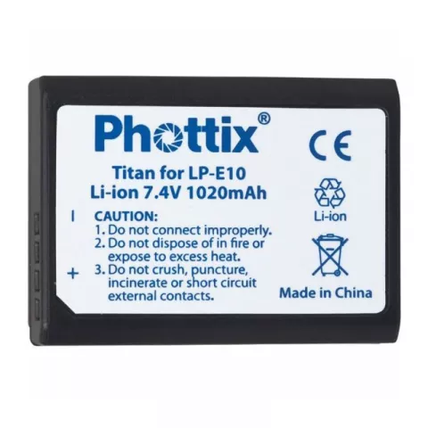 Аккумулятор Phottix LP-E10 для Canon 1100D
