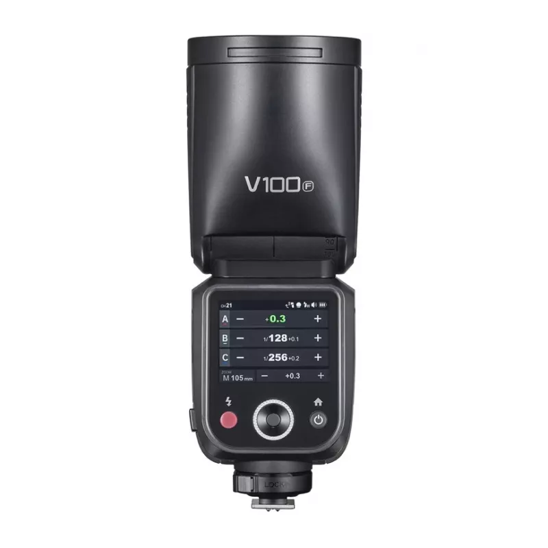 Вспышка накамерная Godox V100F TTL с круглой головкой для Fujifilm