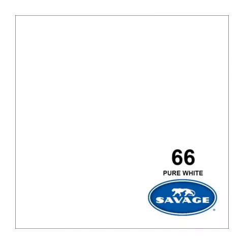 Savage 66-12 PURE WHITE бумажный фон чистый белый 2,72 х 11,0 метров