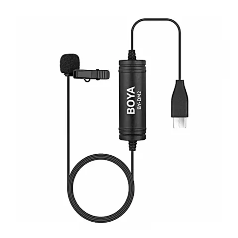 Микрофон петличный цифровой Boya BY-DM2 для Андроид устройств с разъёмом USB тип C