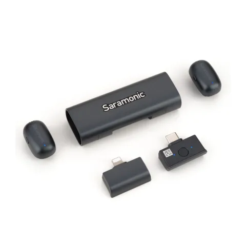 Saramonic Air SE-02 Радиосистема 2,4 ГГц 2 приемника + 2 передатчика, разъемы Type-C и Lightning