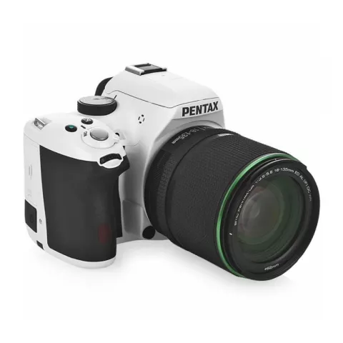 Зеркальный фотоаппарат Pentax K-50 Kit   DA L18-135 WR белый