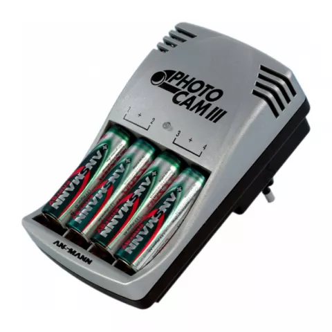 Ansmann PhotoCam III Set + 4 AA 2850mAh зарядное устройство и 4 аккумулятора