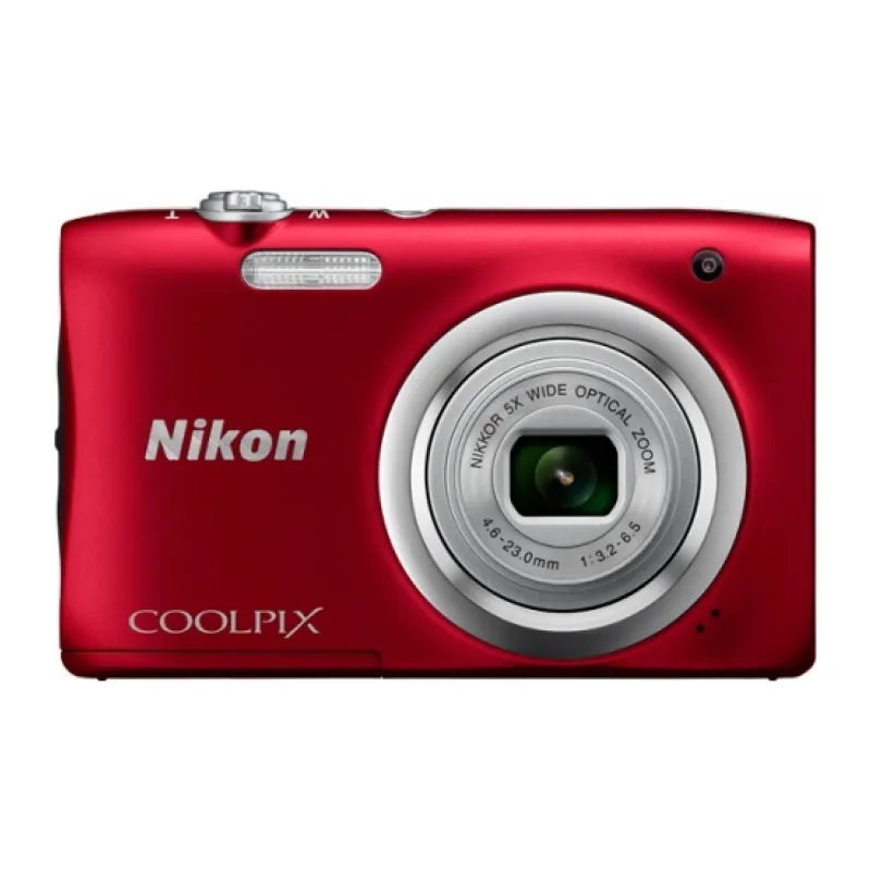 Цифровая фотокамера Nikon Coolpix A100 красный - купить в