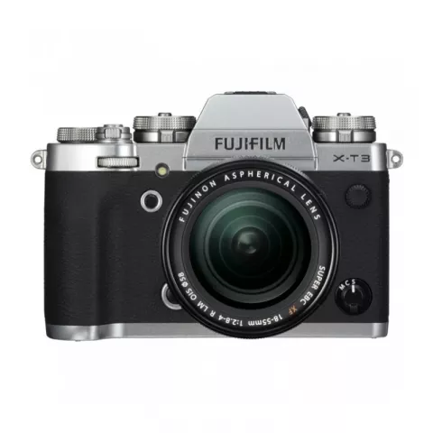 Цифровая фотокамера Fujifilm X-T3 Kit XF 18-55mm F2.8-4 R LM OIS Silver + XF 90mm F2 R LM WR