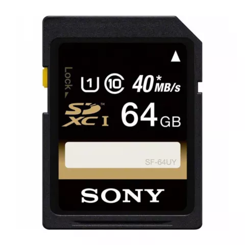 Карта памяти SD 64GB Sony SF64UYT SDXC Class 10 UHS-I (40Mb/s) 