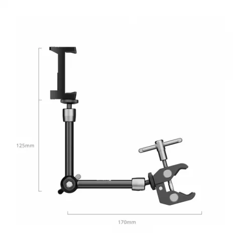 SmallRig 5326 Универсальный держатель-струбцина для смартфонов Crab-Shaped Clamp for Phones (9.8