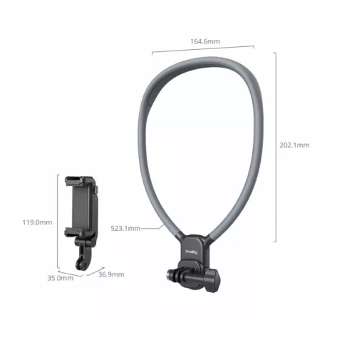 SmallRig 5128 Держатель-крепление для смартфона с шейным ремнем Quick Release Neck Support