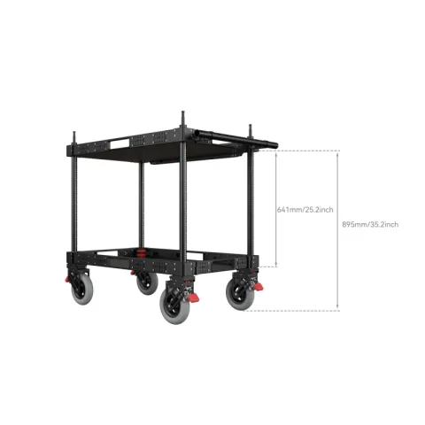 SmallRig MD4573 Складная тележка на колесах для цифровых камер и аксессуаров 36
