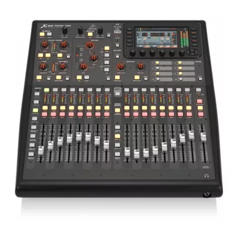 Behringer X32 PRODUCER цифровой микшер, 32 вх+8 возвратов, 17 фейдеров, 22 аналоговых вх/14 вых, 8FX