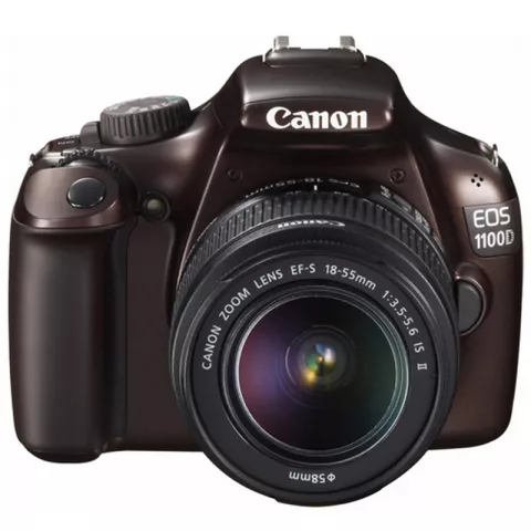 Зеркальный фотоаппарат Canon EOS 1100D Kit 18-55 IS II brown