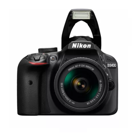 Зеркальный фотоаппарат Nikon D3400 Kit 18-55  II AF-P Black