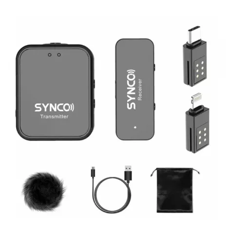 Synco G1TL Радиосистема 2,4 ГГц приемник, передатчик (разъем Type-C/Lightning)