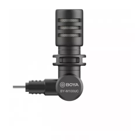 Boya BY-M100UC Компактный конденсаторный микрофон с поворотной головой на 180°, USB Type-C