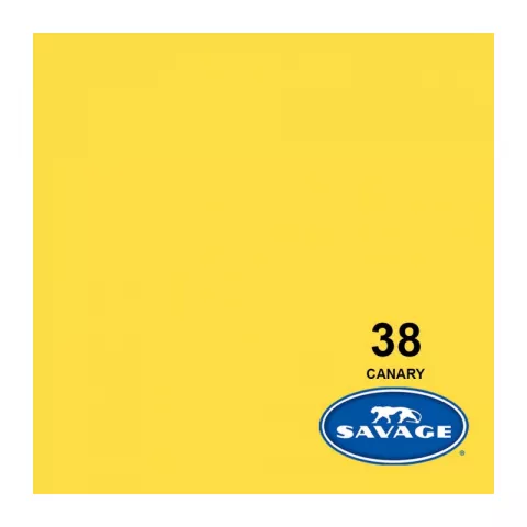 Savage 38-12 CANARY бумажный фон желтая канарейка 2,72 х 11,0 метров