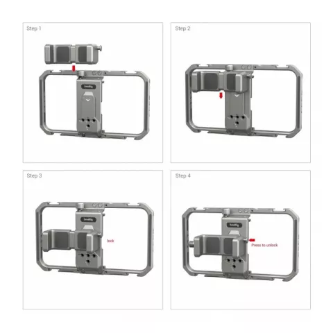 SmallRig 3611 Комплект универсальный для смартфона Universal Lite Video Kit