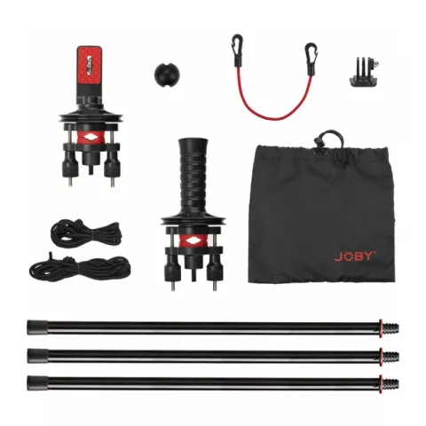 Видеокран-удочка JOBY Action Jib Kit & Pole Pack (черный/красный)