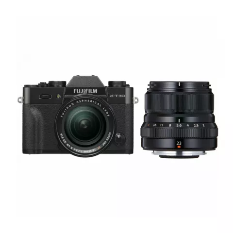 Цифровая фотокамера Fujifilm X-T30 Kit XF 18-55mm F2.8-4 R LM OIS + XF 23mm F2 R WR